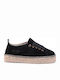 Hamptons Espadrile dama în culoarea Negru