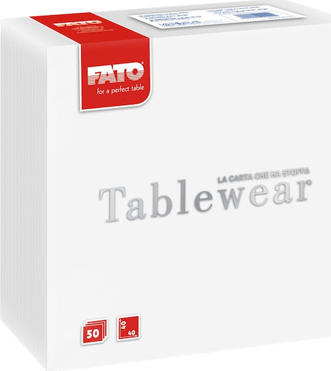 Fato Tablewear Салфетки Airlaid Бял 40x40см. 50бр
