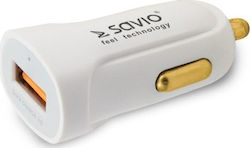 Savio Car Charger with Port 1xUSB-A