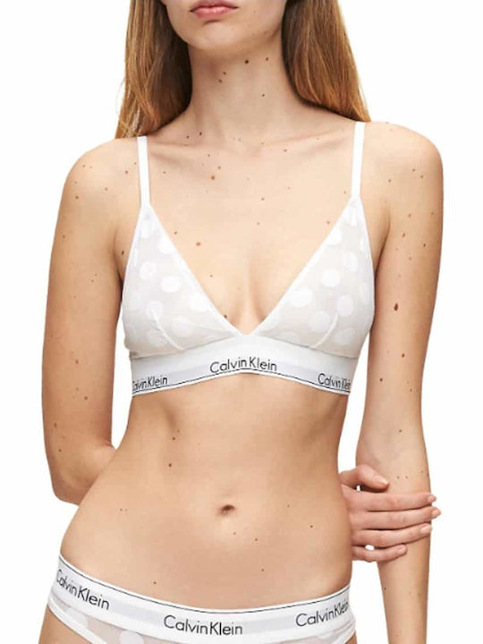 Calvin Klein Bralette Σουτιέν Λευκό