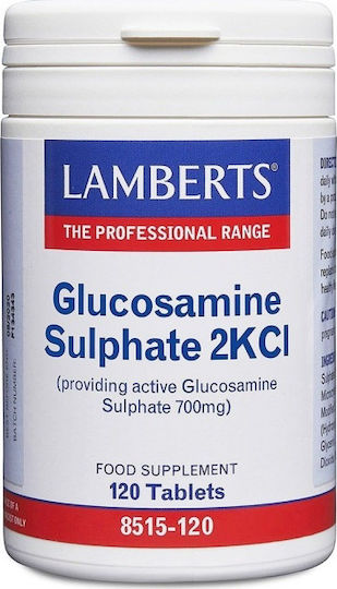 Lamberts Glucosamine Sulphate 2KCI 1000mg Συμπλήρωμα για την Υγεία Αρθρώσεων & Οστών 120 ταμπλέτες