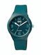 Q&Q Women's Watch with Green Rubber Strap