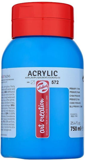 Royal Talens Art Creation Acrylic Acrylic Paint Set Primary Cyan 572 750ml 1Stück