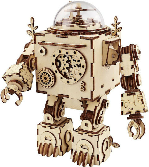 Robotime Wooden Construction Toy 3D Orpheus Music Box for Children 14+ years old+ Years