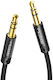 Mcdodo Audio Cable 3.5mm Male - 3.5mm Male Black 1.2m with Gold Plated Terminals CA-6640