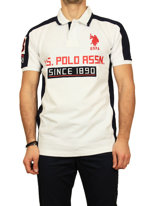 U.S. Polo Assn. Herren Kurzarmshirt Polo Mehrfarbig