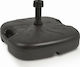 Zanna Toys 45/AN Sonnenschirmständer Wasser - Sand Kunststoff 18Es Quadratisch Gray