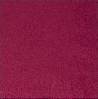 Finezza Șervețel Luxury 2F Burgundy 24x24cm. 500buc 2Π-ΑΤ-20