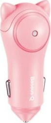 Baseus Car Charger Pink Adorkable Total Intensity 3A with Ports: 2xUSB