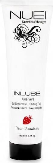 Nuei Inlube Aloe Vera Sliding Gel Λιπαντικό Strawberry 100ml