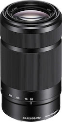 Sony Crop Camera Lens 55-210mm f/4.5-6.3 Telephoto Tele Zoom for Sony E Mount Black