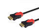 Savio HDMI 2.0 Premium High Speed 4K 60Hz HDR Cable HDMI male - HDMI male 10m Μαύρο