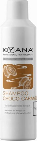 Kyana Salon Professional Choco Caramel Shampoos Reconstruction/Nourishment & Shine for Coloured Hair 1000ml