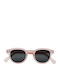 Izipizi C Sun Women's Sunglasses with Pink Plastic Frame and Black Lens