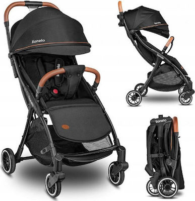 Lionelo Julie One Baby Stroller Suitable for Newborn Black 6.65kg 1658920