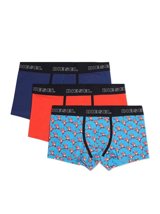 Diesel Men's Boxers Multicolour with Patterns 3Pack