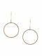 Rebecca Earrings Hoops made of Silver Gold Plated