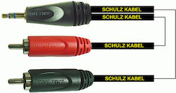 Schulz Kabel 3.5mm male-RCA male 2m SchulzKabel Schulz Kabel 3.5mm male-RCA male 2m SchulzKabel