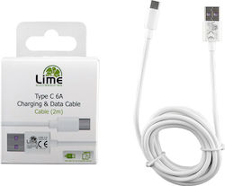 Lime L02 USB 2.0 USB-C male - USB-A 2m (280787) Lime L02 USB 2.0 USB-C male - USB-A 2m (280787)