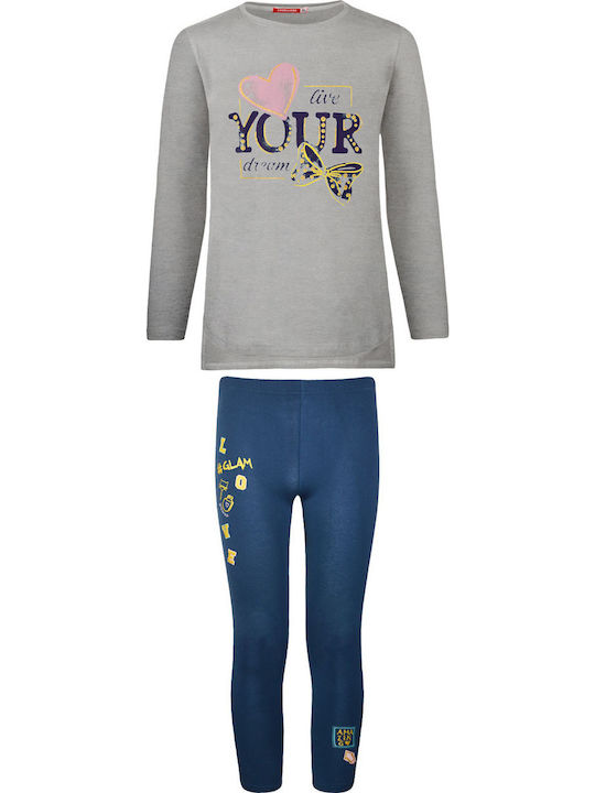 Energiers Kids Set with Gray Leggings 2 Pieces