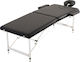 HomCom Massage Bed 2 Θέσεων 185x70cm Black