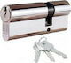 Domus Zylinderschloss Sicherheits 90mm (45-45) Silber