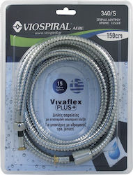 Viospiral Σπιράλ Ντουζ Inox 200cm Ασημί