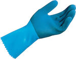 Mapa Αδιάβροχα Βαμβακερά Γάντια Εργασίας Latex Γαλάζια