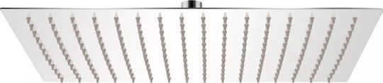 vidaXL Правоъгълници Капаче за душ 40x30см Inox