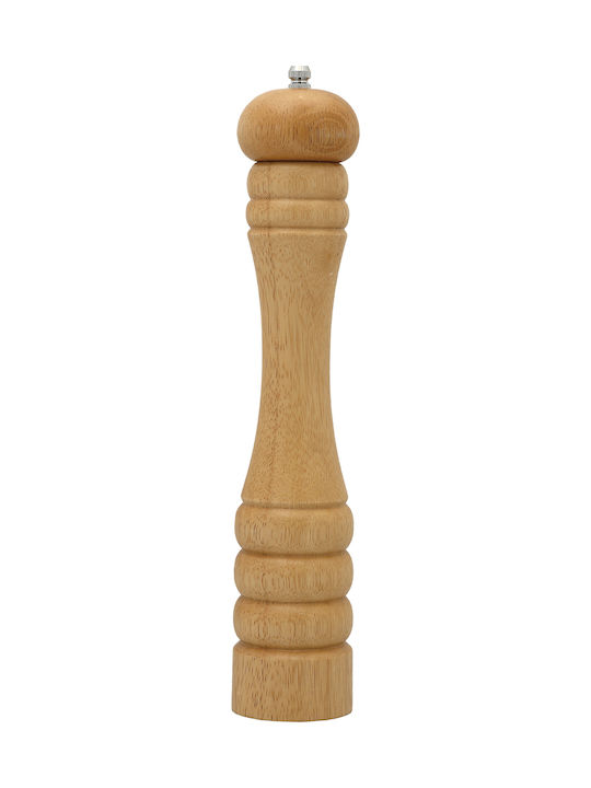 Manual Wooden Pepper Mill 30cm Brown