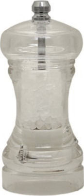 PKS Manual Plastic Pepper Mill 10cm Transparent
