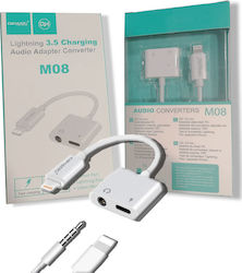 QIHANG M08 Lightning Female to 3.5mm Lightning Female