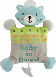 Kikka Boo Σήμα Baby on Board Κουκλάκι Με Βεντούζα "Kit The Cat"