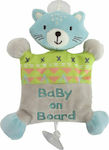 Kikka Boo Сигнал Baby on Board Кукла със стъклоподвижка Kit The Cat Сив