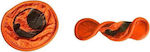 Ticket To The Moon Αναδιπλούμενο Frisbee Πορτοκαλί με Διάμετρο 25 εκ.