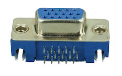 Powertech VGA Connector - VGA 15-pin (down) (CON-V002)