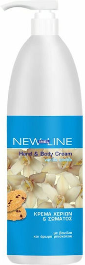 Imel Vanilla Cookie Moisturizing Cream Body with Aroma Vanilla 1000ml