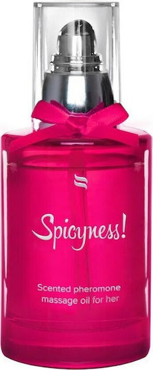 Obsessive Scented Pheromone Massage Oil for Her Massage Oil with Pheromones with Scent Spicyness! 100ml