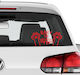 Boy / Girl Baby on Board Car Sign Κόκκινο Sticker No 111