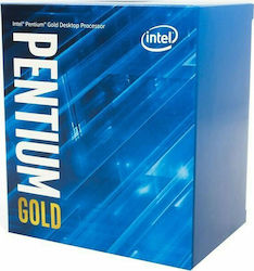 Intel Pentium Dual Core Gold G6400 4GHz Επεξεργαστής 2 Πυρήνων για Socket 1200 σε Κουτί με Ψύκτρα