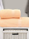 Lino Home Bath Towels Set 2pcs Dina Peach 500gr/m²