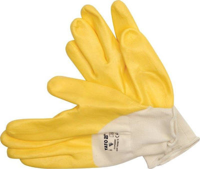 Yato Safety Glofe Nitrile Yellow