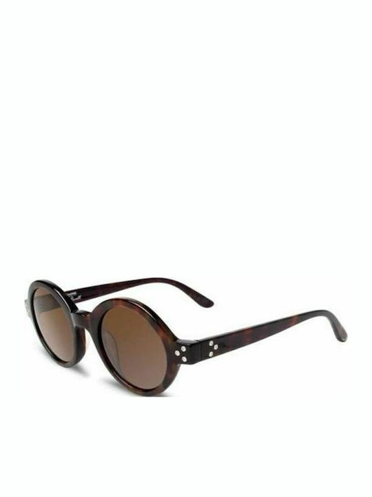 Converse Women's Sunglasses with Brown Plastic Frame CVY004TOR46