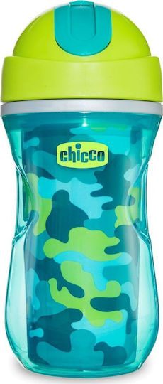 Chicco Baby Cup Sport made of Plastic Turquoise 266ml for 14m+m+