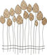Espiel 3D Wall Decor Beige Made of Metal 66x3x78cm