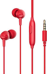Havit E48P In-ear Handsfree με Βύσμα 3.5mm Κόκκινο Havit E48P In-ear Handsfree με Βύσμα 3.5mm Κόκκινο