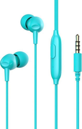 Havit E48P In-Ear Freihändig Kopfhörer mit Stecker 3.5mm Blau