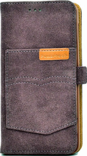 Powertech Book Case έως 6" Καφέ MOB-0647