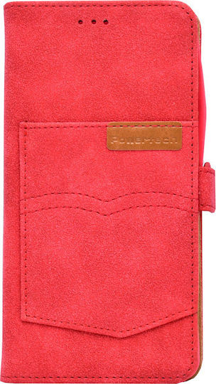 Powertech Book Case έως 6" Κόκκινο MOB-0649