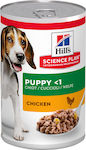 Hill's Science Plan Canned Puppy Food with Chicken 1 x 370gr